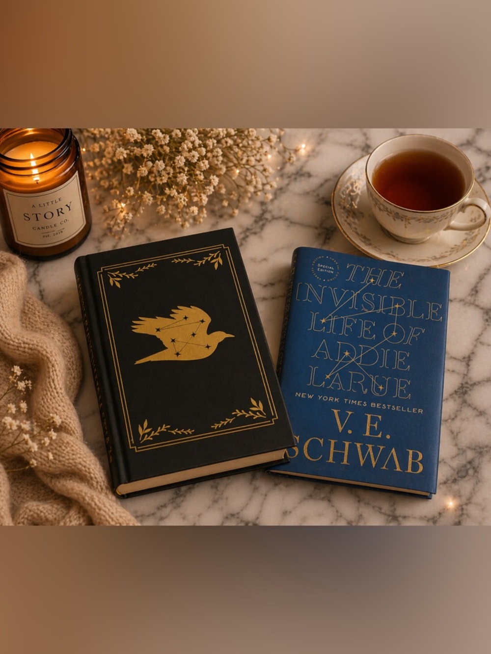 The Invisible Life of Addie LaRue by V.E. Schwab - Blue & Gold Special Edition